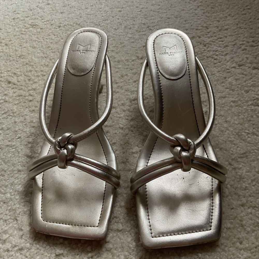 Marc Fisher Strappy kitten heel sandals